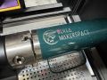 Makerspace logo engraved on the tumbler.